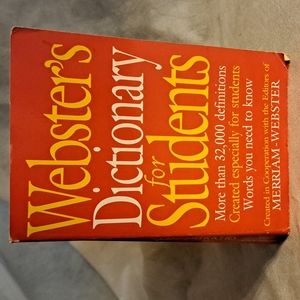 Webster's Dictonary for Students (Paperback)